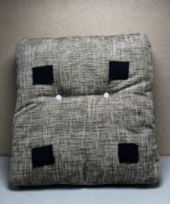 Niesmann & Bischoff Kissen braun beige Strukturstoff 47x50x8cm