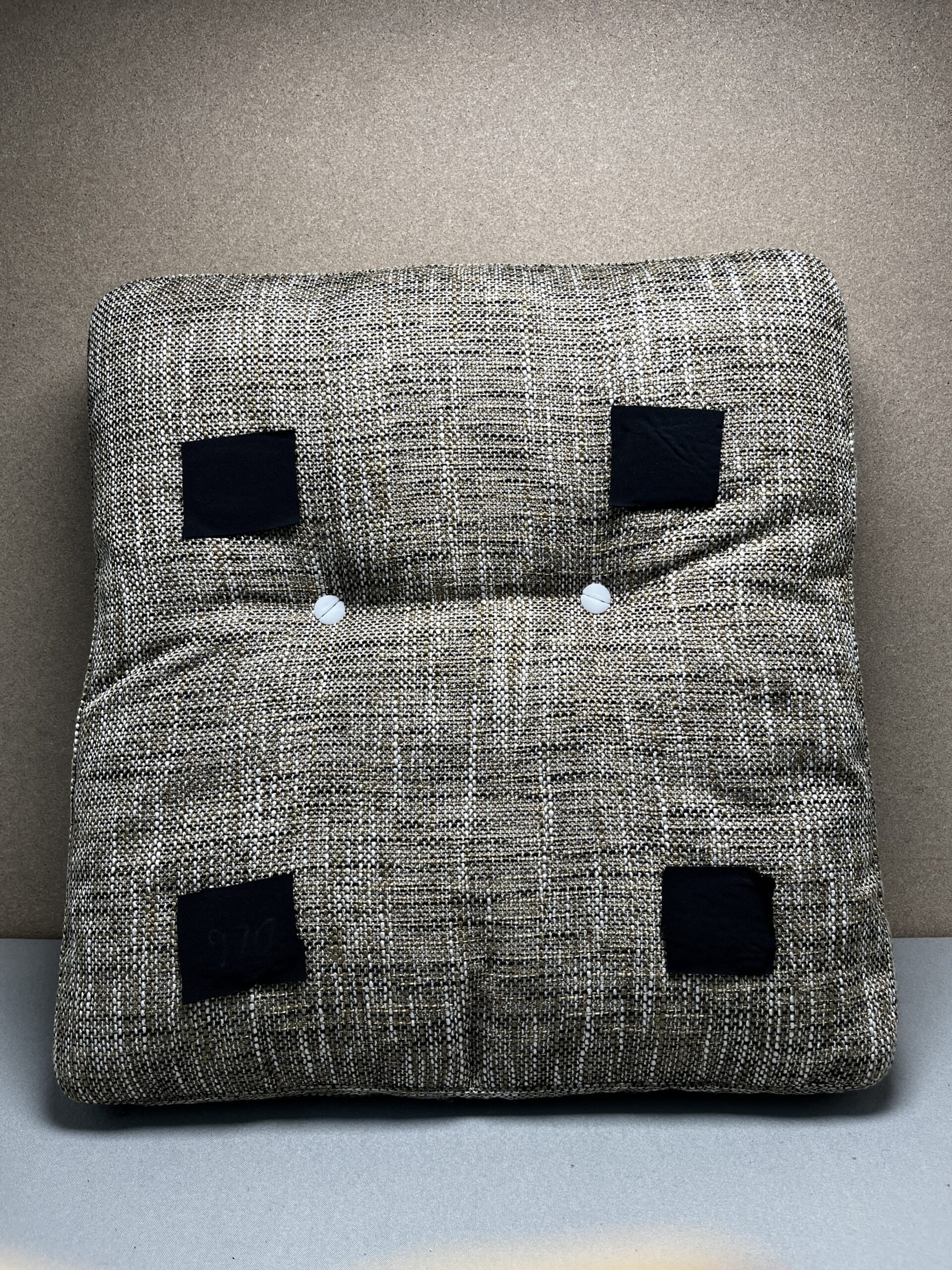 Niesmann & Bischoff Kissen braun beige Strukturstoff 47x50x8cm