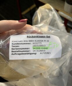 Niesmann & Bischoff Kissenset Arto 88EK Klassik braun beige Strukturstoff