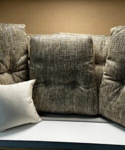 Niesmann & Bischoff Kissenset Arto 88EK Klassik braun beige Strukturstoff