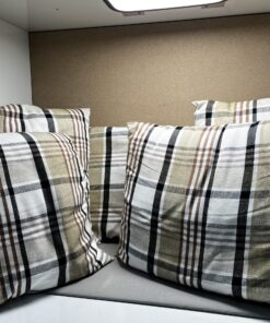 Niesmann & Bischoff Kissenset kariert Tartan beige braun schwarz