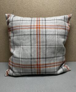 Niesmann & Bischoff Kissen Zierkissen kariert Tartan Hellgrau Weiß Apfelgrün 38x38cm