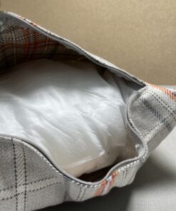 Niesmann & Bischoff Kissen Zierkissen kariert Tartan Hellgrau Weiß Apfelgrün 38x38cm