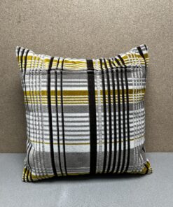 Niesmann & Bischoff Kissen Zierkissen kariert Tartan Hellgrau Weiß Apfelgrün 38x38cm