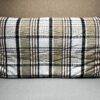 Niesmann & Bischoff Kissen kariert Tartan beige braun schwarz 86x48x8cm