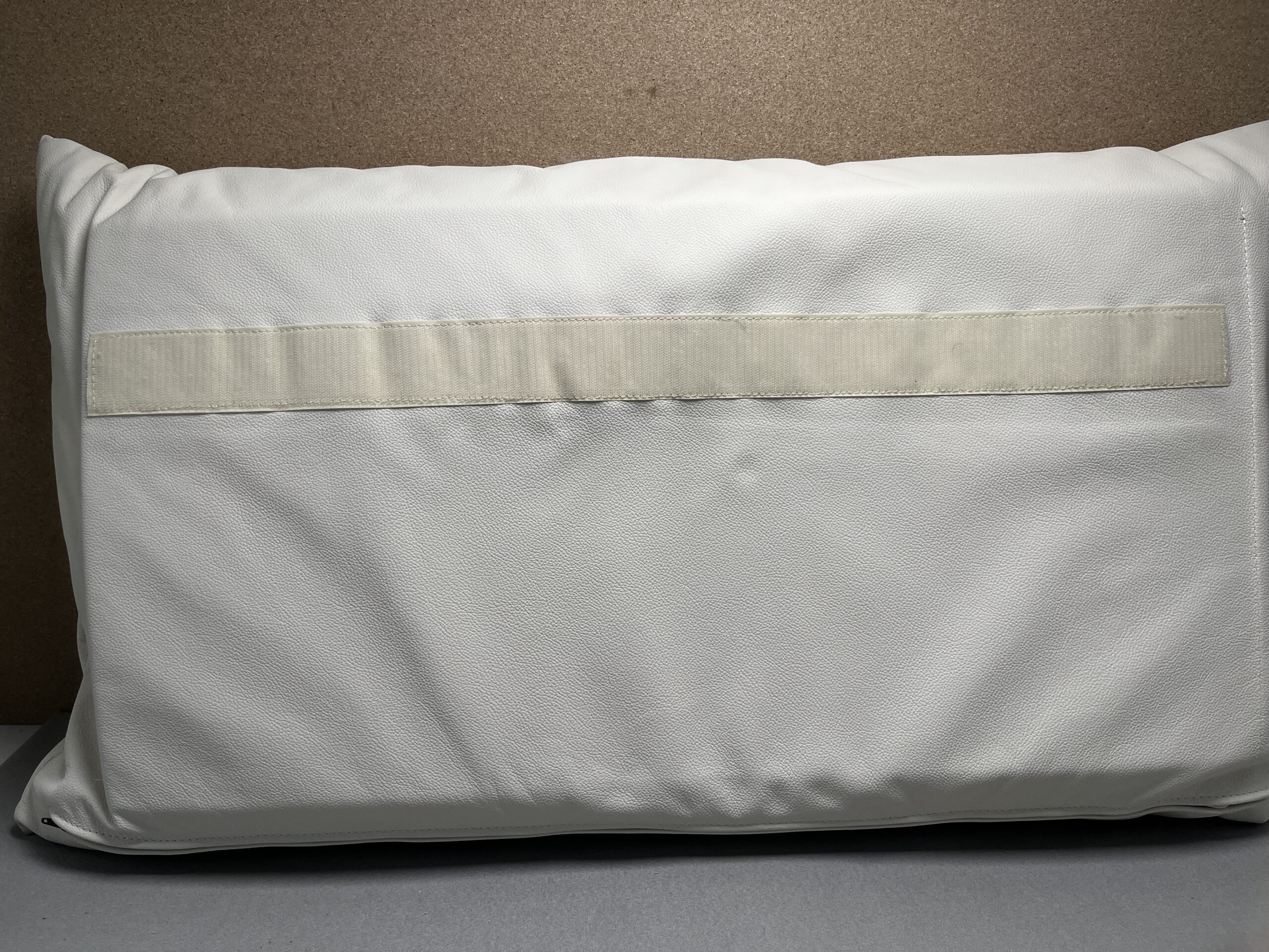 Niesmann & Bischoff Echtlederkissen Creme 87x51cm