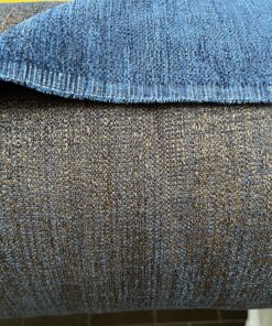 Meterware Polsterstoff Möbelstoff braun blau Breite 140cm 10 Meter