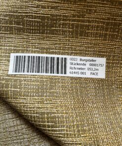 Tecon Meterware Dekostoff Marano gold gelb Breite 140cm 10 Meter