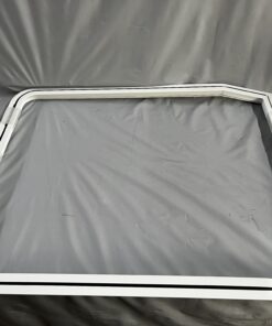 Klappenrahmen 850x1069mm - Winkel untere Kante 15° - weiß -  Niesmann & Bischoff