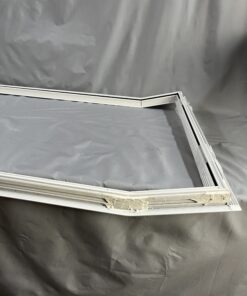 Klappenrahmen 850x1069mm - Winkel untere Kante 15° - weiß -  Niesmann & Bischoff