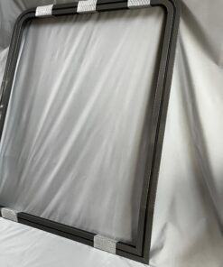 Klappenrahmen 850x1069mm - Winkel untere Kante 15° - grau -  Niesmann & Bischoff