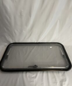 Ausstellfenster mit Rahmen von Dometic, 800 x 450 mm, schwarz