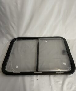 Ausstellfenster mit Rahmen, Dometic, 900 x 520 mm, schwarz getönt