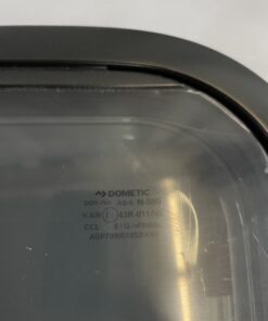 Ausstellfenster mit Rahmen, Dometic, 900 x 520 mm, schwarz getönt