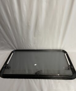 Ausstellfenster mit Rahmen, Dometic, 900 x 520 mm, schwarz getönt