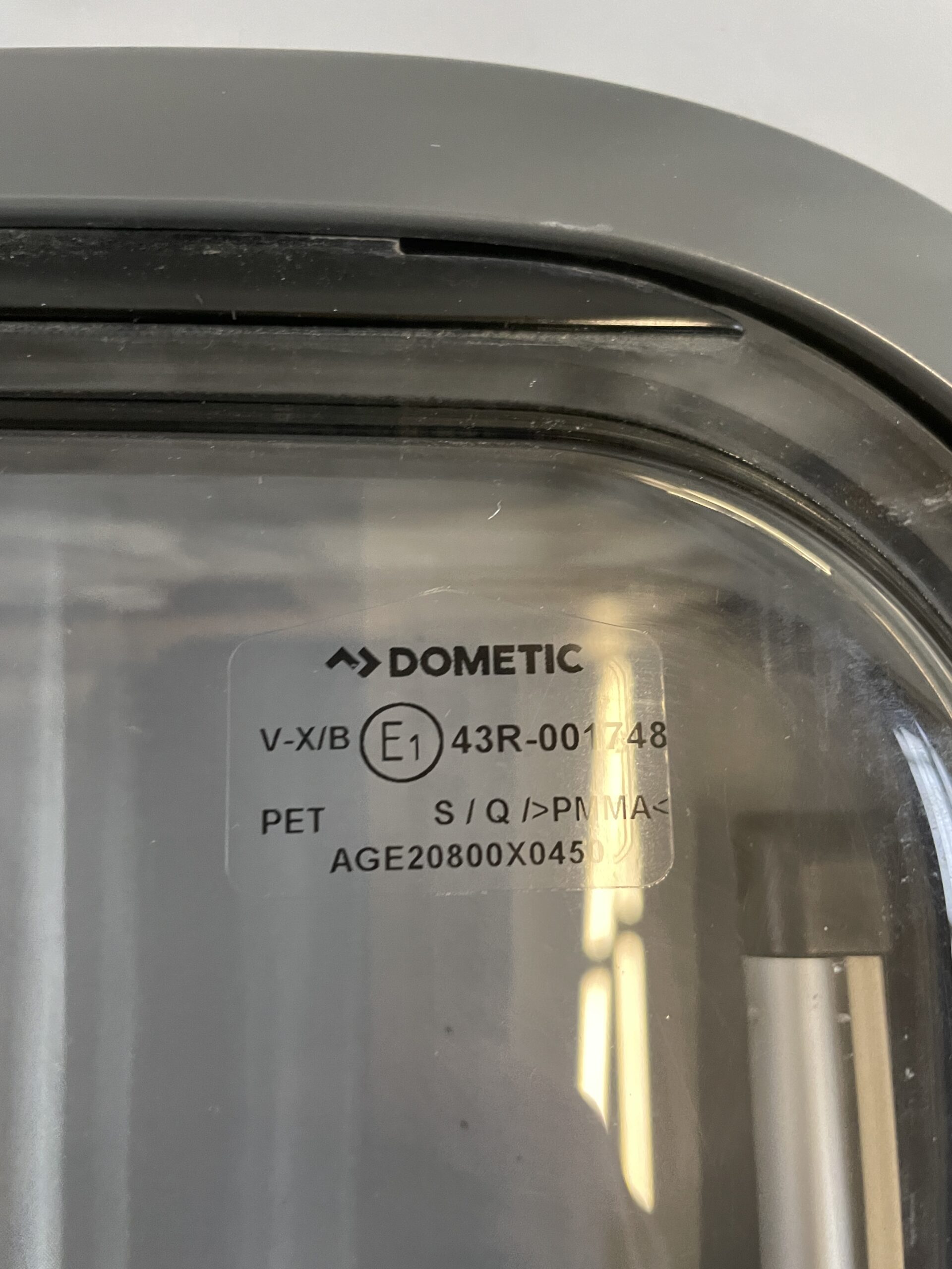 Ausstellfenster mit Rahmen, Dometic, 800 x 450 mm, anthrazit