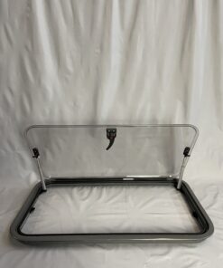 Ausstellfenster mit Rahmen, Dometic, 800 x 450 mm, anthrazit