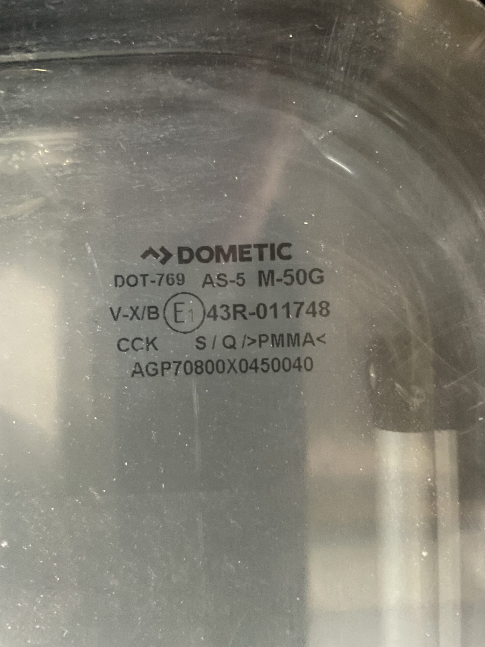 Ausstellfenster S7 P mit Rahmen, Dometic, 800 x 450 mm, schwarz getönt