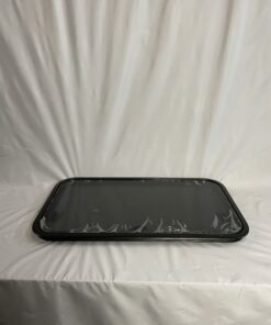 Ausstellfenster mit Rahmen, Dometic, 800 x 450 mm, schwarz getönt