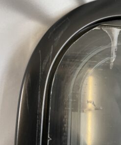 Ausstellfenster mit Rahmen, Dometic, 800 x 450 mm, schwarz getönt