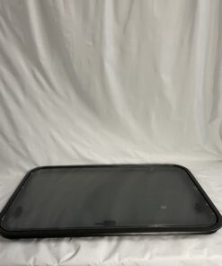 Dometic Ausstellfenster mit Rahmen, 900 x 520 mm, schwarz getönt