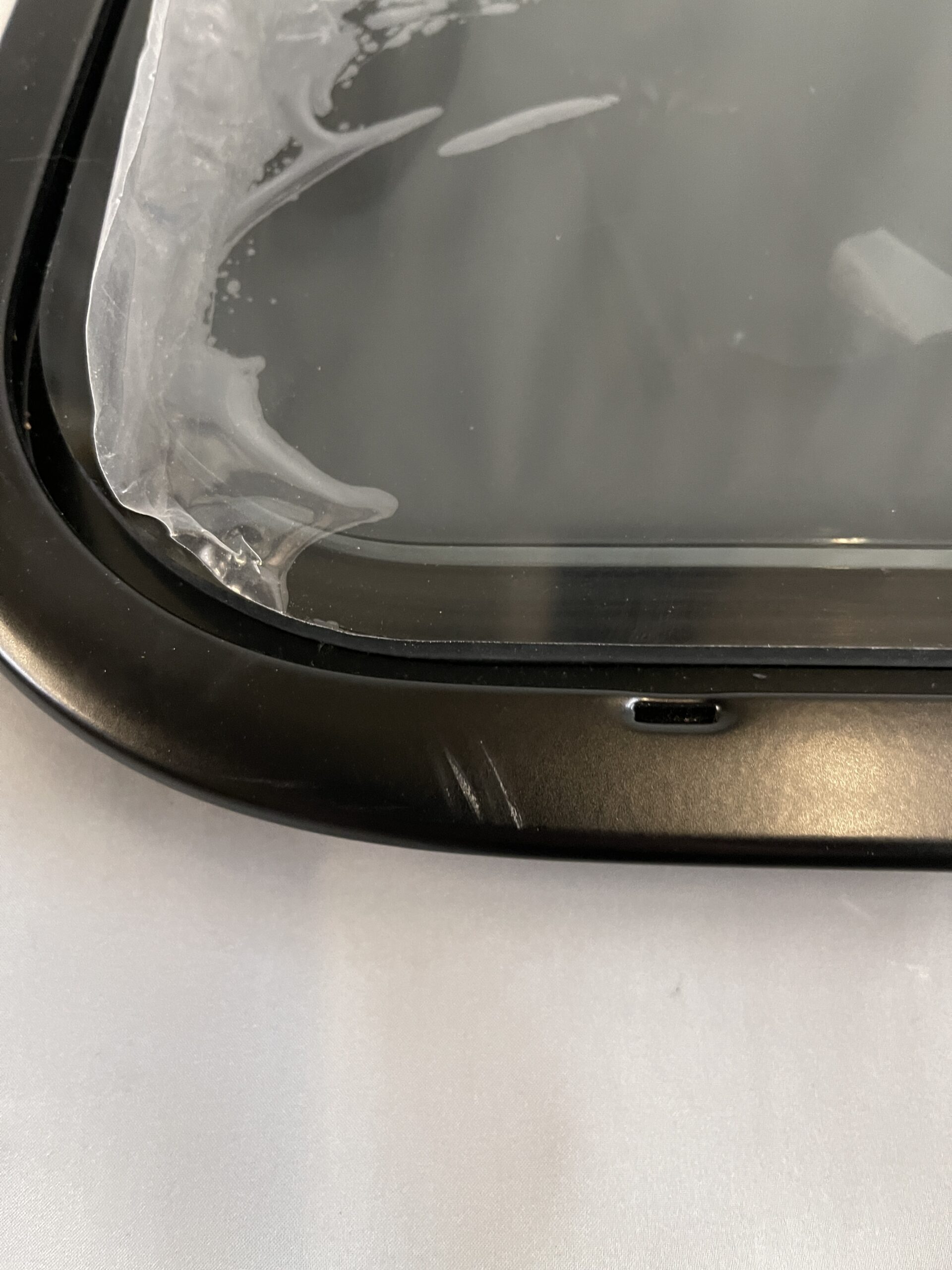 Ausstellfenster mit Rahmen, Dometic, 800 x 450 mm, schwarz