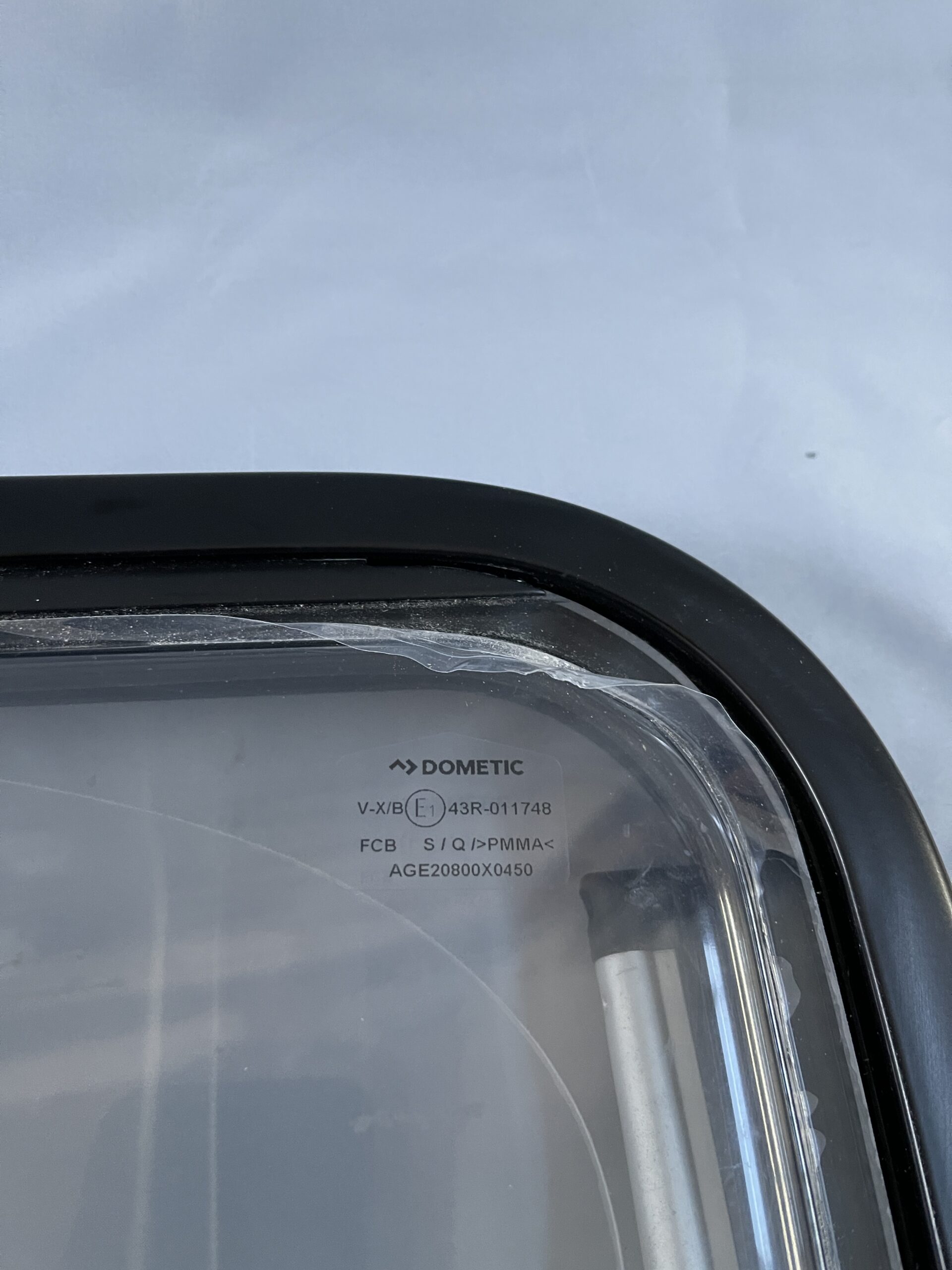 Ausstellfenster S7 mit Rahmen, Dometic, 800 x 450 mm, schwarz