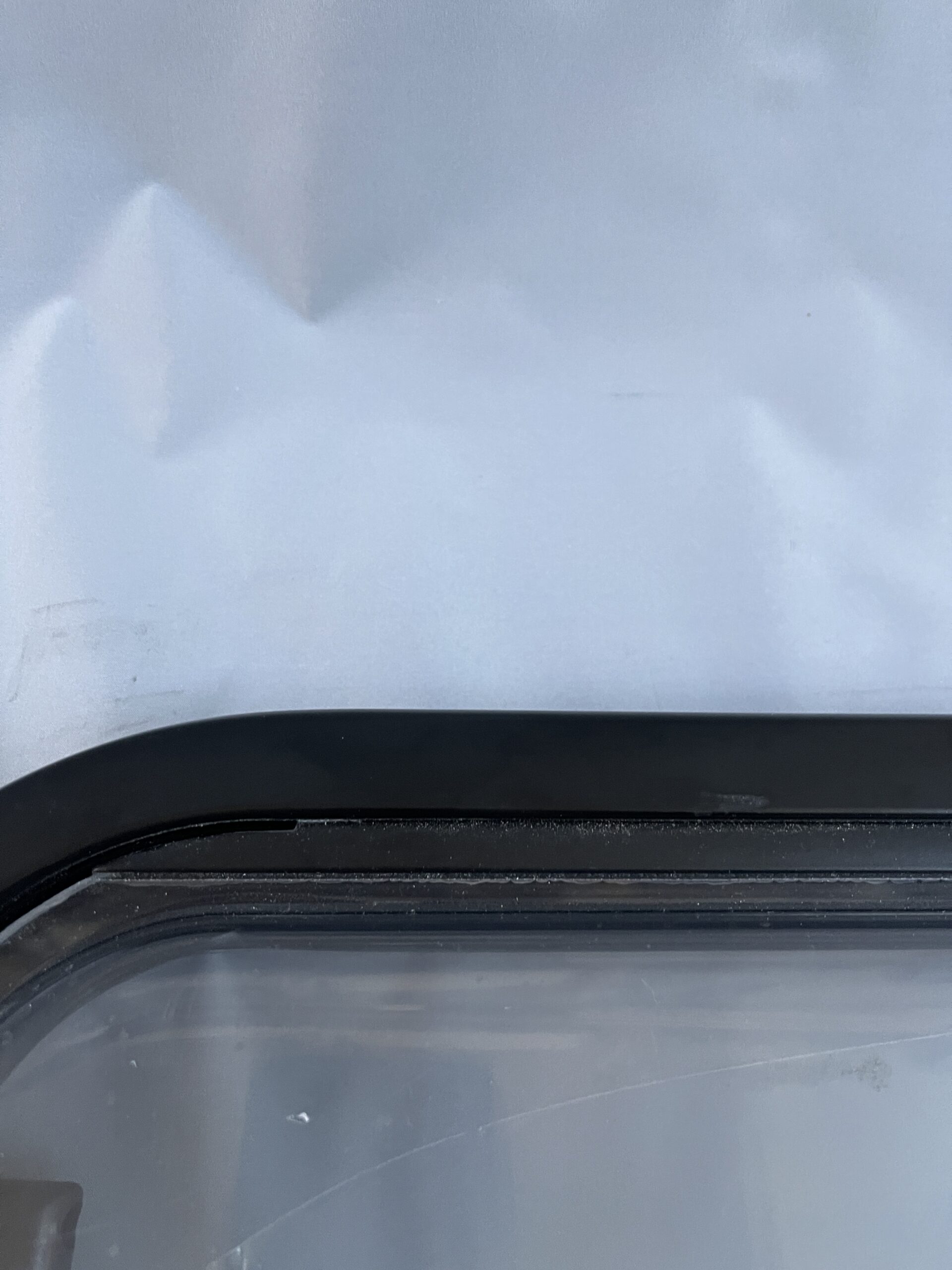 Ausstellfenster S7 mit Rahmen, Dometic, 800 x 450 mm, schwarz