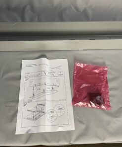 Schreibtisch Kabelwanne horizontal silber inkl. Anleitung + Schrauben