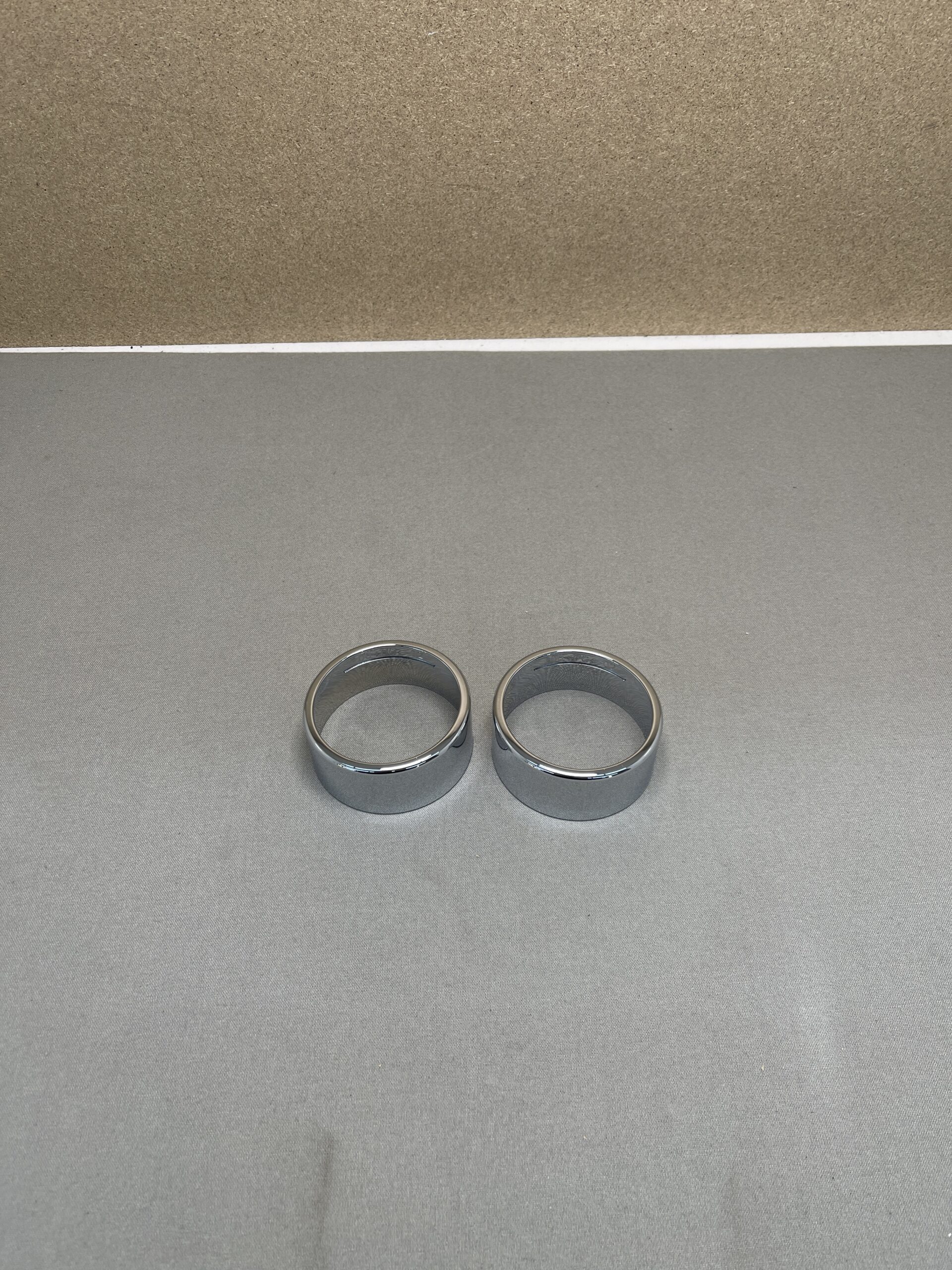 Schneider Abdeckung Ring Chrome Häfele 7cm 2-er Set