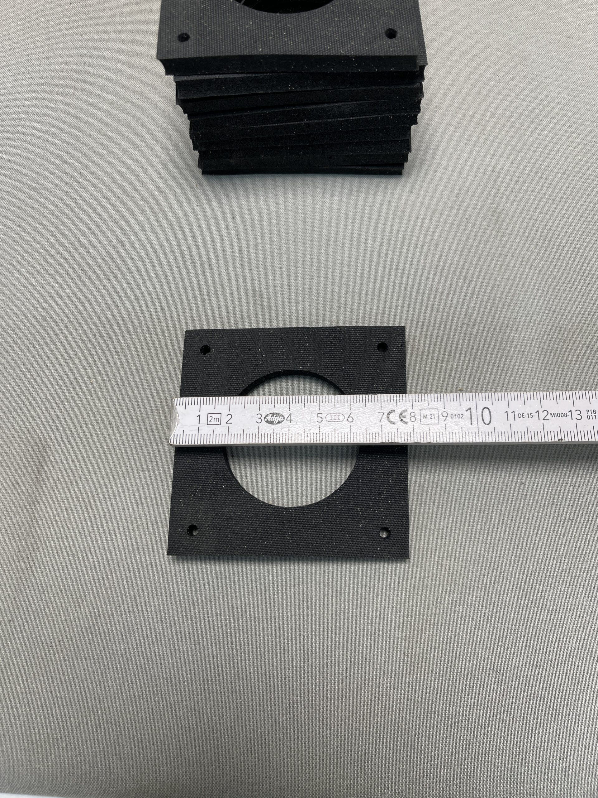 Schneider Dichtung für Abwasserschieber ST2 Moosgummi Tafelware 8 x 8cm 10er-Set