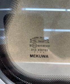Mekuwa Aluminium Schiebefenster (Schräge Seite) 900x300 grau