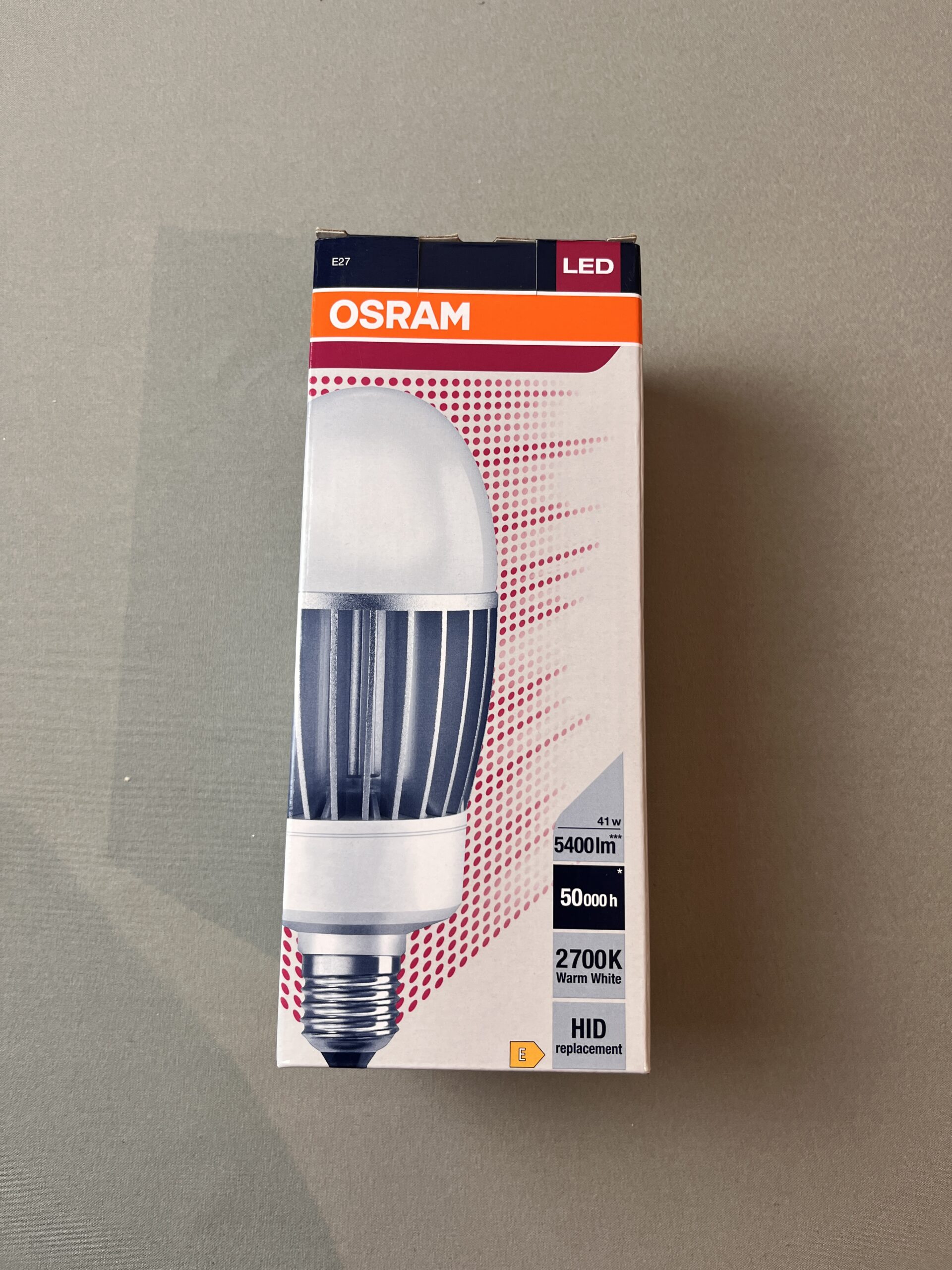 Osram LED E27 Warm White 41w 5400lm