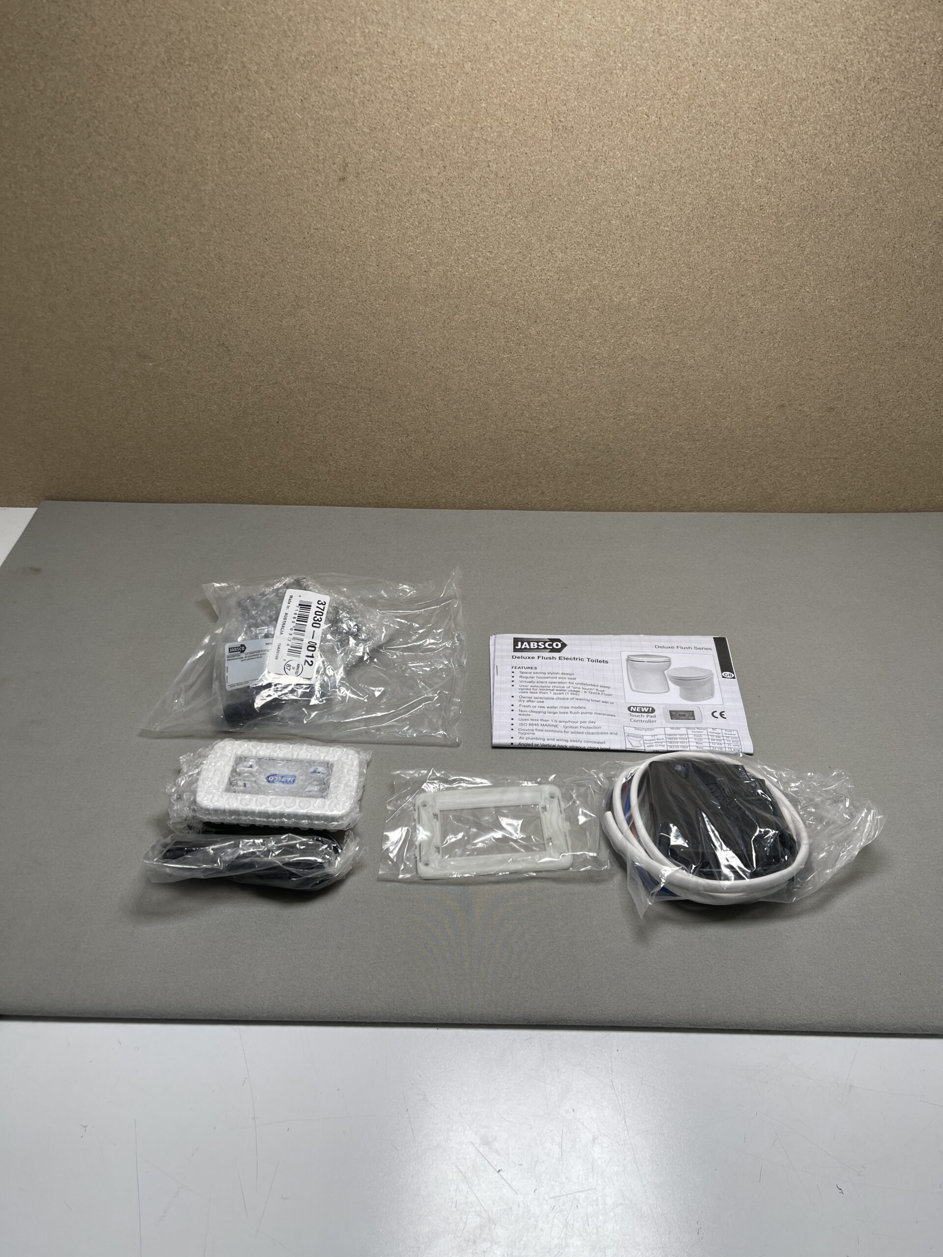 Jabsco Deluxe Flush Electric Toilets Touch Pad Controller 58020