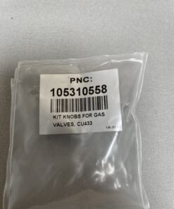 Gasknopf schwarz 2er-Set