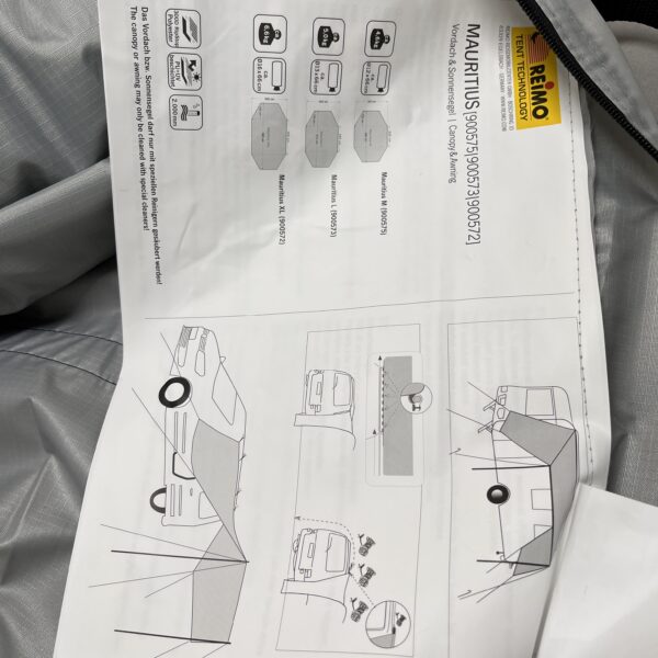 Reimo Mauritius L Sonnenvordach 510x300cm Sonnensegel