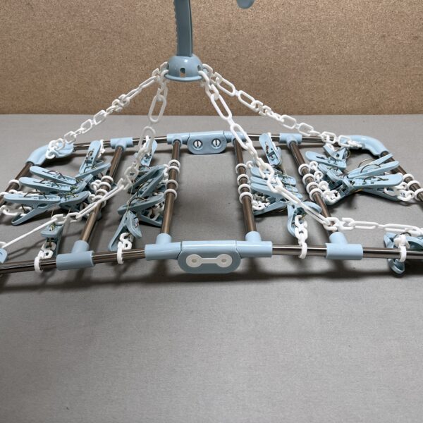 Mini Wäscheaufhängung mit Wäscheklammern klappbar ca. 49x29cm