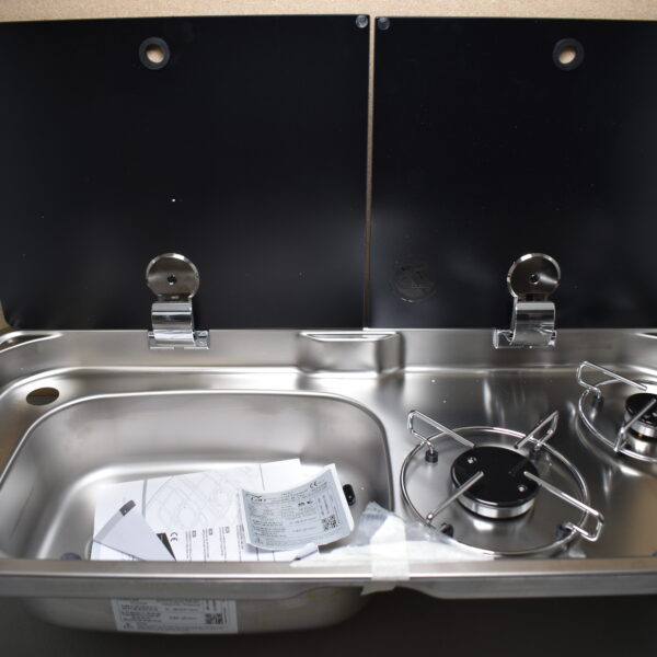 Can Gas Einbaukochfeld mit Spüle FL 1766-P