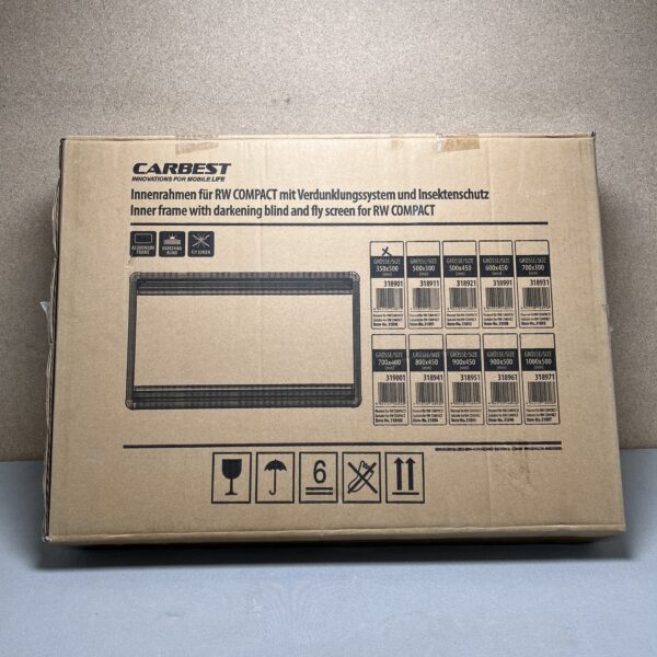 Carbest Innenrahmen RW Compact mit Verdunklungssystem und Insektenschutz 350x500