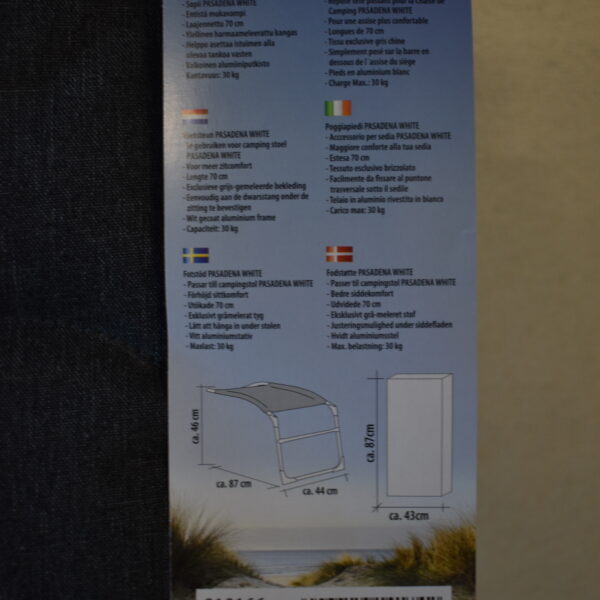 Camp 4 Beinauflage / Fußstütze für Pasadena White