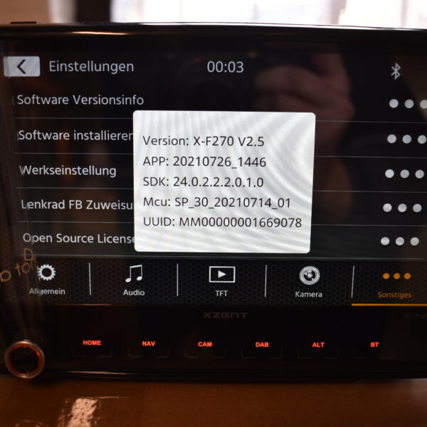 Zenec X-F270 Navigationsgerät