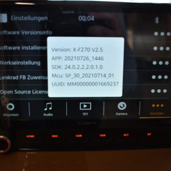 Zenec X-F270 Navigationsgerät