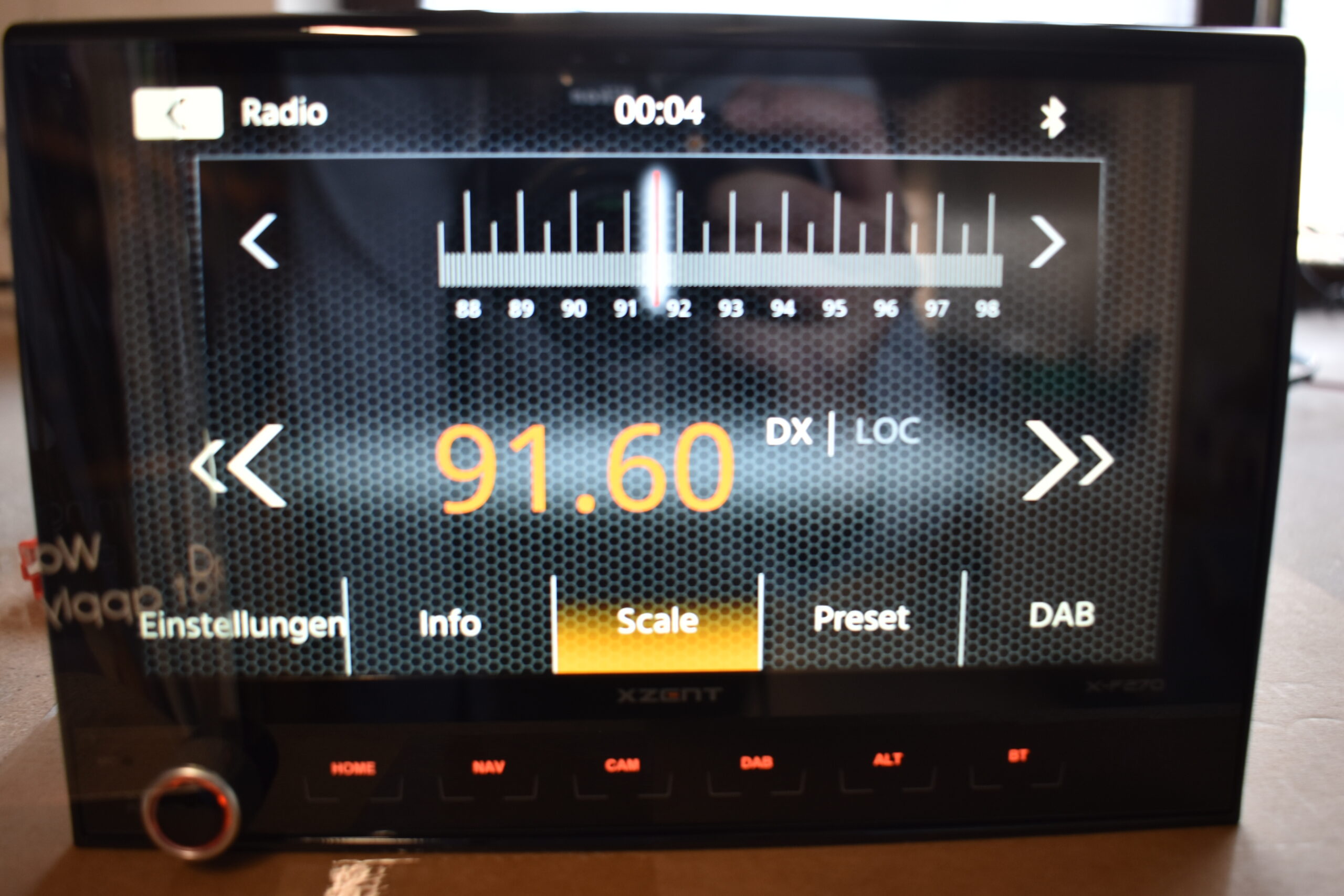 Zenec X-F270 Navigationsgerät