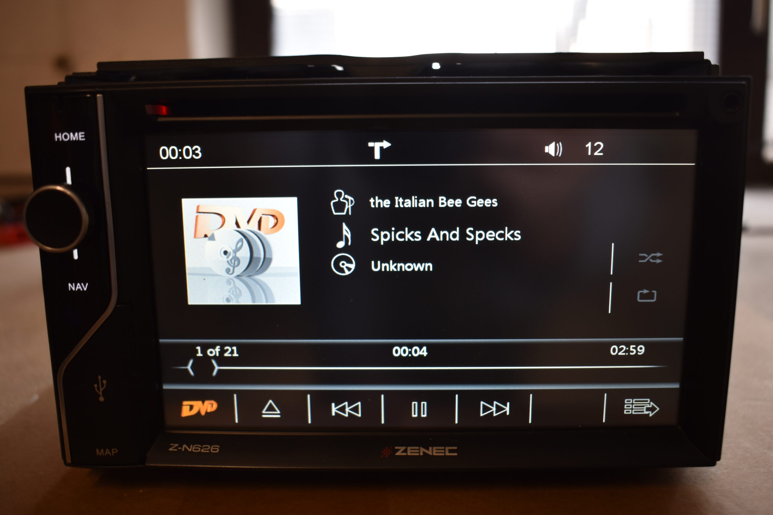 Zenec Z-N 626 Navigationsgerät