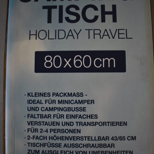 Campingtisch - Holiday Travel 80 x 60 cm