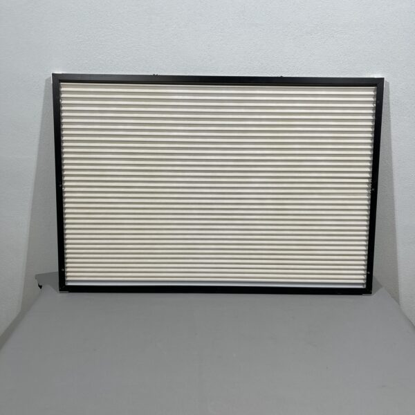 Innenrahmen Verdunklungsrollo schwarz 126,5 x 85,5