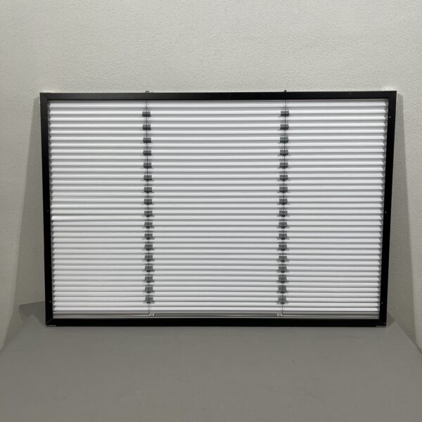 Innenrahmen Verdunklungsrollo schwarz 126,5 x 85,5