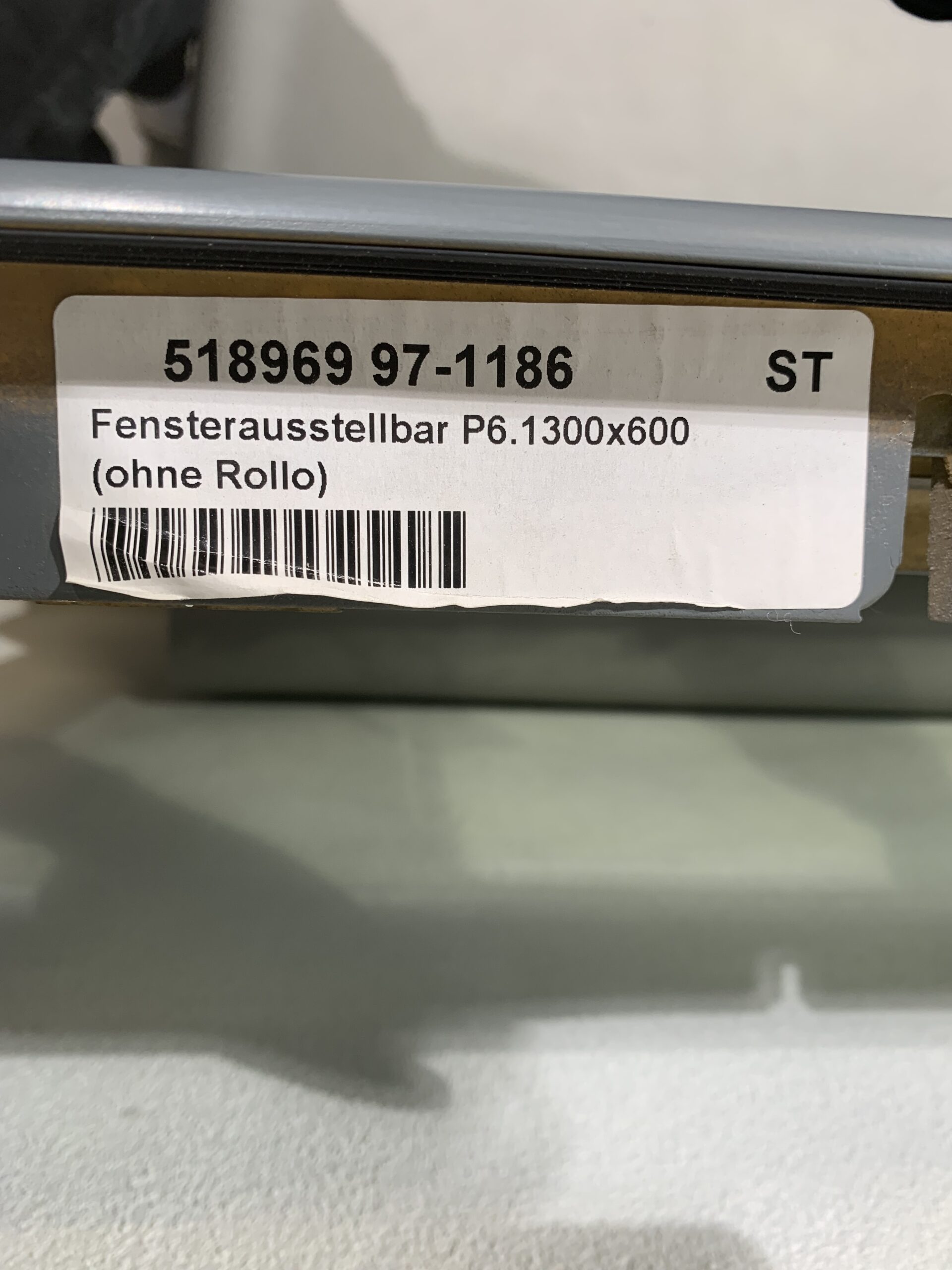 Dometic Ausstellfenster S4 grau 1300mm x 600mm