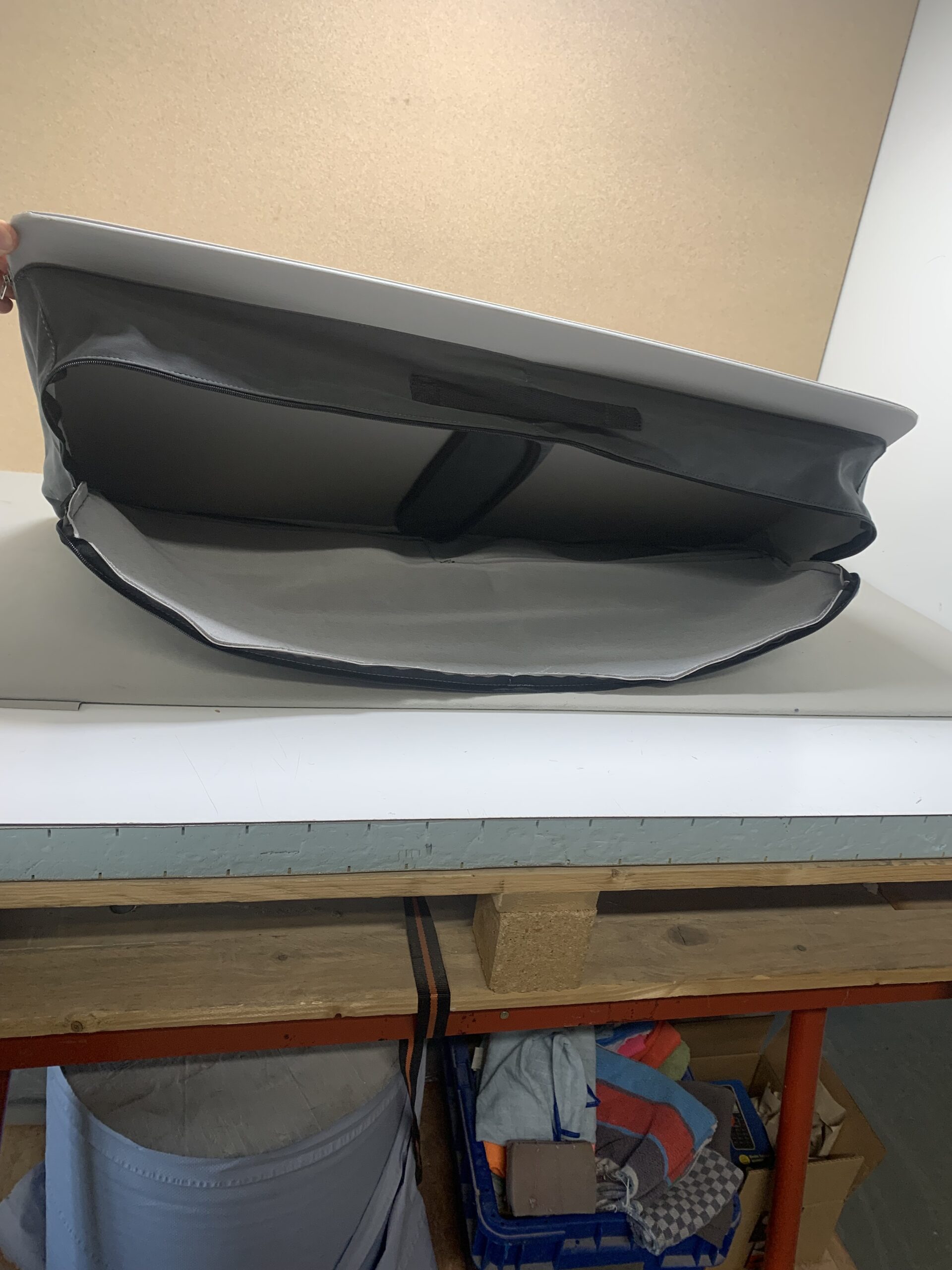 Reimo Fenstertasche 79x45cm in grau