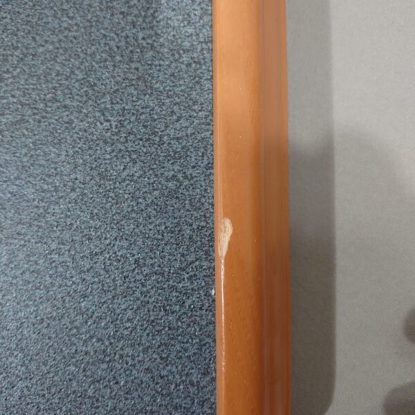 Tischplatte Wohnwagen / Wohnmobil ca. 100 x 68 cm Grau Platte / Holz-Kante